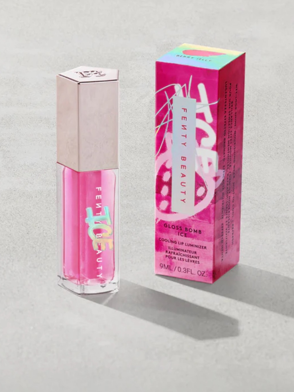Fenty Beauty Gloss Bomb Ice Lip Luminizer — Berry Jelly